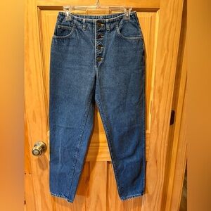 Lee Vntg women’s high-rise, button-fly jeans, Heritage Slim Straight Buttonfly